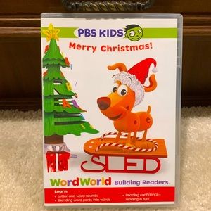 PBS Kids Merry Christmas Word World Building Readers DVD.